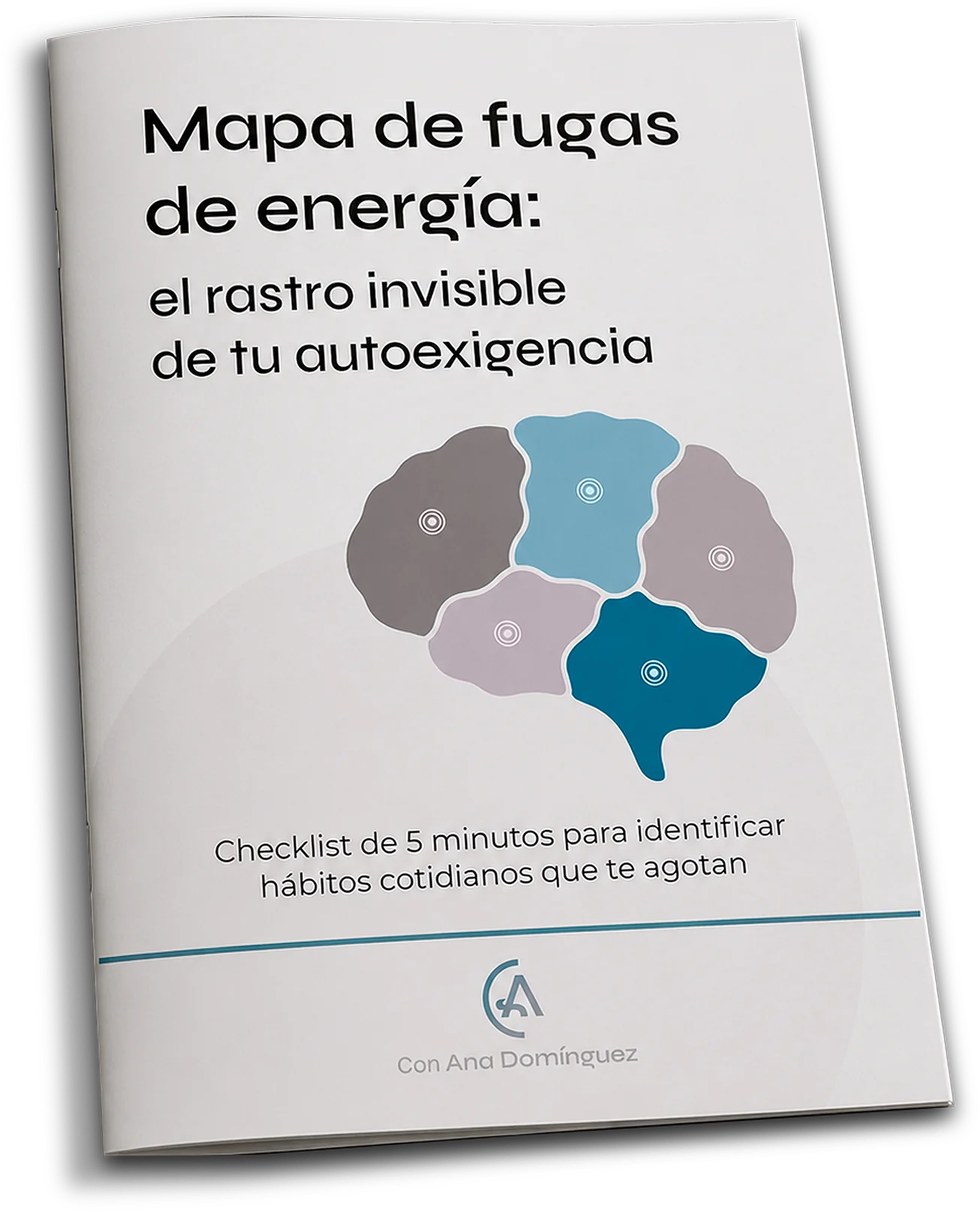 Portada del checklist gratuito «Mapa de fugas de energía» de Ana Domínguez